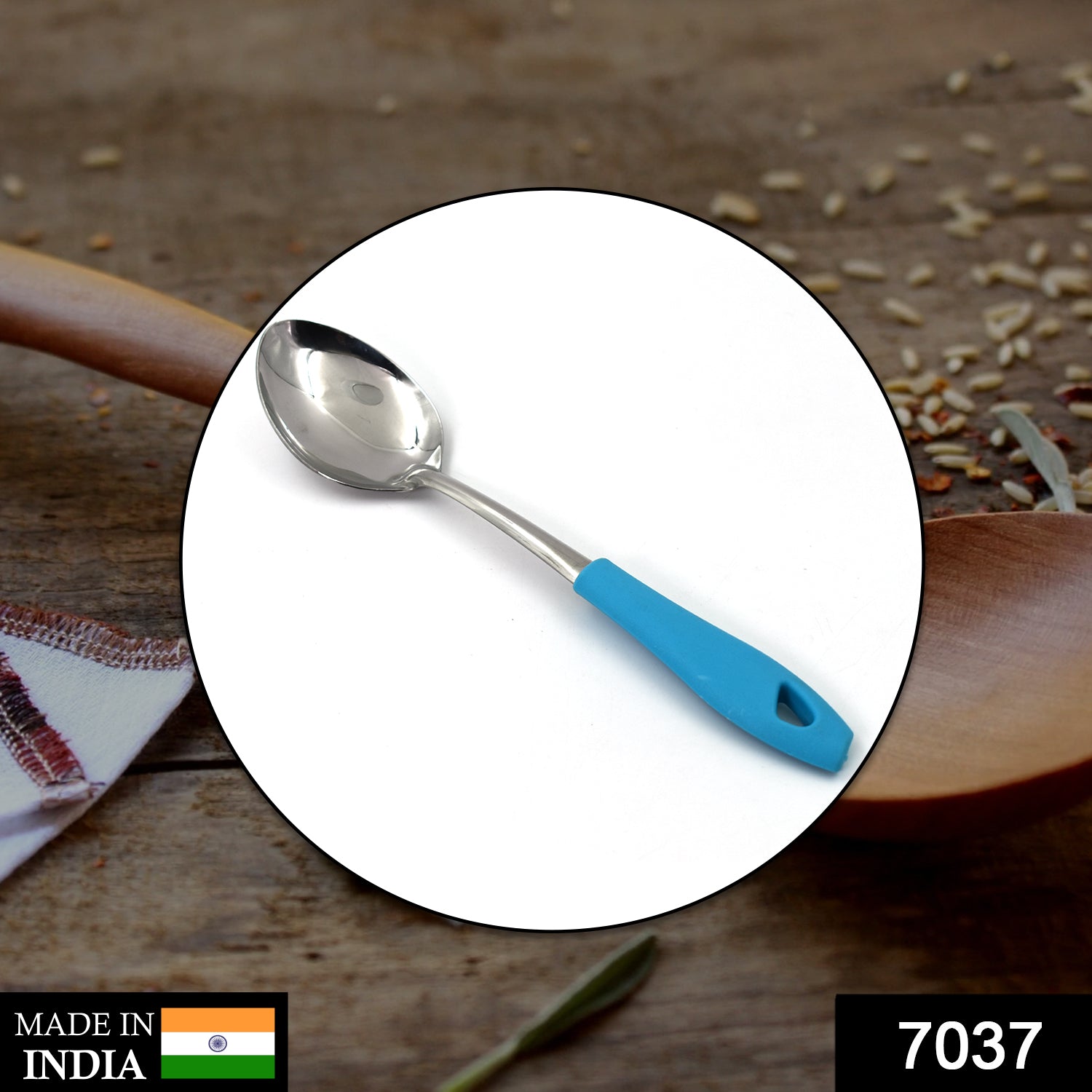 7037 SS Serving Spoon used in all kinds of household and official places for serving and having food stuffs and items. freeshipping - DeoDap 7037 SS Serving Spoon used in all kinds of household and official places for serving and having food stuffs and items. freeshipping - DeoDap